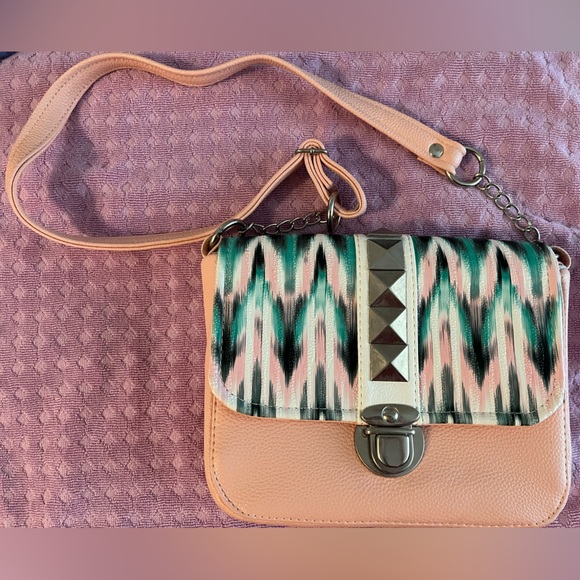 Light Pink Cross Body Bag - Picture 1 of 3